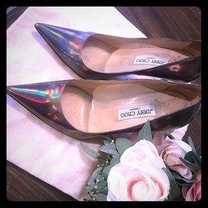 Jimmy Choo Abel  holographic pumps